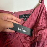 Lulus NWT  Cue the Cuteness Mauve Purple Twist-Front Midi Dress Photo 3