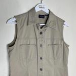 Sonoma Genuine  Jean Co Khaki Cotton Denim Button Dress Size Small Photo 2