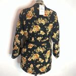 ZARA NWT floral quilted belted jacket Photo 6
