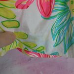Lilly Pulitzer  PLEATED A LINE COTTON TWILL LINED BRIGHT BOLD FLORAL PREPPY SKIRT Photo 3