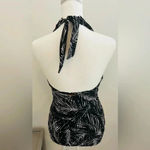 Michael Kors MICHAEL black & white haulter swimsuit ☀️ Size 12 Photo 3
