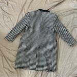 Vintage Black and White Houndstooth Coat Size M Photo 1