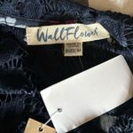 Wallflower Navy Floral Lace Sleeveless Tank‎ Top Womens Size M Blue Size M Photo 2