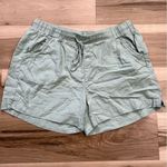 Briggs New York Briggs Linen Blend Mint Green Shorts Women’s Large Photo 1