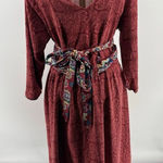 Matilda Jane  Friends Forever Ariana Paisley Tie Dress 3/4 Sleeve Womens Size XL Photo 0