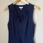 Rebecca Taylor  gauzy navy jumpsuit Photo 3
