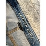 American Eagle  Next Level Stretch Denim Jeans size 4 Regular Womens‎ Distressed Photo 2