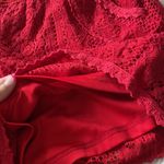 Miami Red Lace Shorts Photo 4