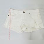 Paige Low Rise Denim Cutoff Shorts - White - 26 Photo 9