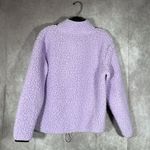 No Boundaries  Fuzy Purple Sherpa Pull Over Quarter Zip Size Large 11-13 Juniors Photo 4
