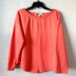 Free People  Beach Long Sleeve Top Coral S Photo 0