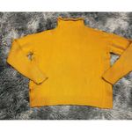 Tahari  Sweater Pullover Womens‎ Large Mustard Yellow Crewneck Long Sleeve Casual Photo 1