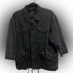 Hudson Jeans Black HUDSON BRAND UTILITY JACKET Photo 0