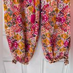 Anthropologie  Lightweight Pull String Waist Floral Harem Pants Large Photo 1
