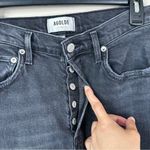 AGOLDE  Riley High Rise Straight Crop Jeans Womens 28 Faded Black Wash A056 1084 Photo 9
