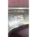 STERLING SILVER MOTHER OF PEARL SHELL RING SIZE 7 Photo 5