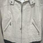 Bandolino COPY - White 100% leather women’s jacket  size extra large USED Photo 5