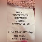 MELLODAY Layered Tiered Ruffle Chiffon Pink Paisley Lined Mini Dress Size XS Photo 13