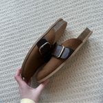 Old Navy Faux Suede Chestnut Clog Shoes Size 8 Photo 7