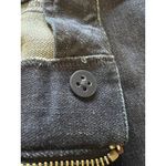 Ralph Lauren LRL Jean Skirt Women Size 4 Leather Trim Full Zip Knee Length Photo 11