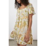 Rails  NWT Valentina citrus floral tiered dress large $188 Photo 1