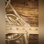 Free People  Top Womens Medium Latte Casino Royal Brami Crop Smocked Back Y2K NEW Photo 8