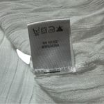 Talbots White Short Sleeve V Neck Crochet Collar Shirt Top Blouse Cotton tee Photo 11