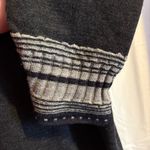 Perry Ellis  100% Merino Wool Sweater Sz Large V-neck Charcoal Grey Quiet Luxury‎ Photo 5