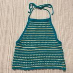 Urban Outfitters UO Millie Crochet Halter Cropped Tank Top Photo 1