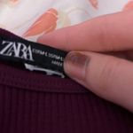 ZARA Maroon Long Sleeve Photo 1