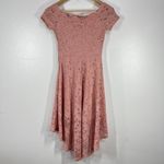 City Studio Lace Dress High Low Pink Party Cocktail Dress Size 3 Coktail/Party Photo 3