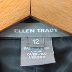 Ellen Tracy  Gray Pinstripe Blazer Office Business Suit Separate Size 12 Photo 2