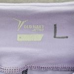 Old Navy  Active Cropped Capri Blue Purple Yoga Stretch Pants Leggings M Medium Photo 5