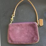 Coach  Vintage Purple - Plum Wristlet w camel handle & Mane Magic Photo 1