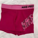 Nike Pink Snakeskin  Pro Spandex Shorts Photo 0