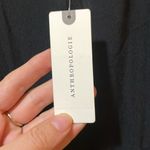 Anthropologie Womens New  Maeve Magdalena Classic Black V-Neck Jumpsuit Photo 5