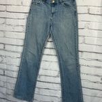 Old Navy Sweetheart Fit Straight Leg Jeans Size 6 Light Wash Cotton Stretch Y2K Photo 7