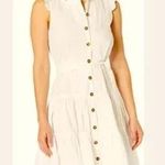 Calvin Klein  tiered shirt dress in ivory sz 14 Photo 1