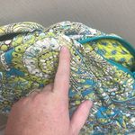 Vera Bradley book bag green blue paisley print SEE PICTURE for flaw Photo 5