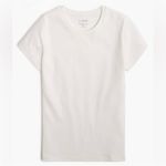 J.Crew NWT  Women’s Essential short-sleeve crewneck tee - XXS - White Photo 3
