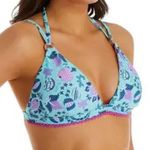 Nanette Lepore  Floral Bikini Top with Crochet & Tassels 6 Photo 0