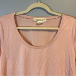 Saltwater Luxe Tee Pastel Pink Scoop Neck Rounded Hem Modal Top Sz XL GUC Photo 2