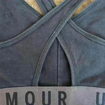 Under Armour  black, criss cross back sports bra; size M Photo 2