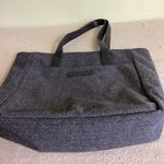 Brooks Brothers Women Purse Herringbone Wool and leather Tote Top handle EUC Photo 2