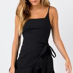 Princess Polly Black Tie Dress Photo 0