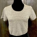 Aeropostale gray cropped t-shirt. small petite Photo 0