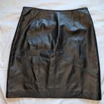 Apostrophe  Leather Pencil Skirt Womens Size 10 Black Photo 0
