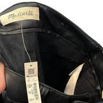 Madewell  NWT Perfect Vintage Straight Jean Faux Leather Black Women’s Size 25P Photo 8