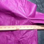 Spiegel Spiegal Genuine Pig Leather Button Down Moto Jacket Size 16W Photo 5