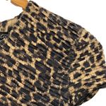Torn By Ronny Kobo KAITLYN Pleated Leopard Print Dress Size Medium Photo 4